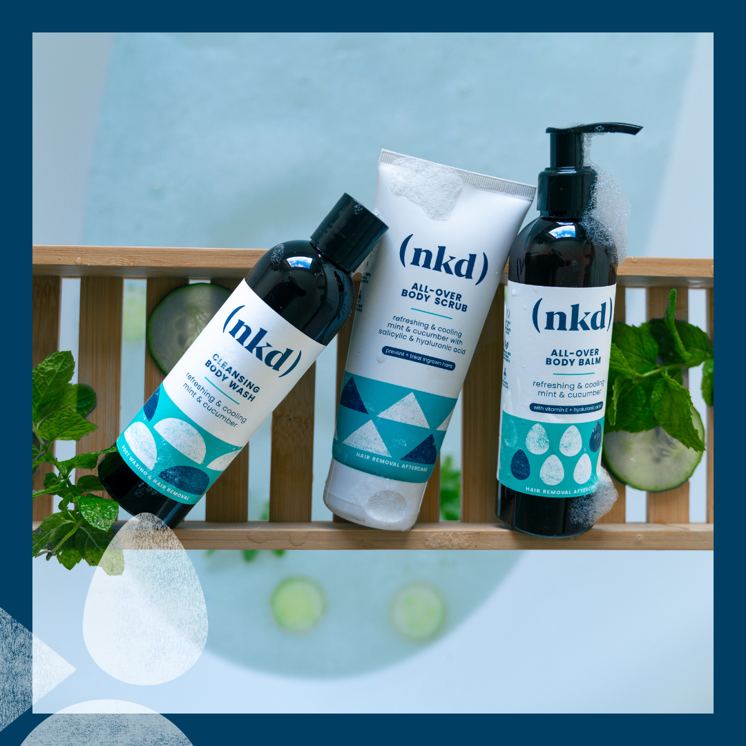 THE NKD ESSENTIAL WAXING AFTERCARE PRODUCT RANGE