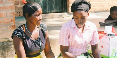 Vitamins provided to a pregnant woman in Kenya