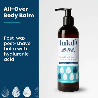 All-Over Body Balm lifestyle photo – cooling aftercare for smooth skin