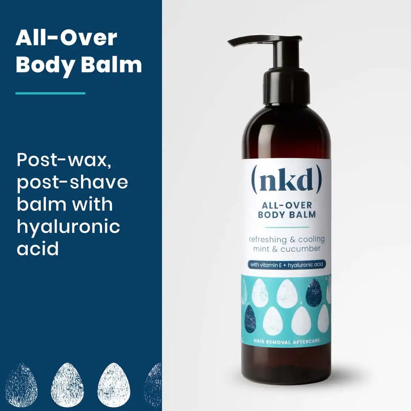 All-Over Body Balm lifestyle photo – cooling aftercare for smooth skin