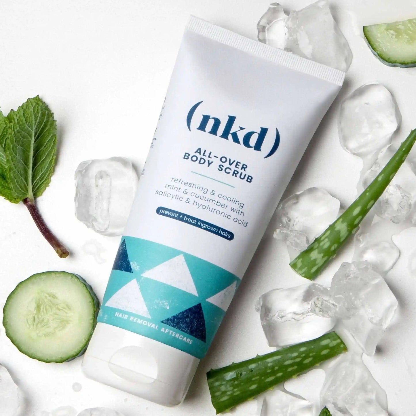 (nkd) All-Over Body Scrub jar – salicylic exfoliator for ingrowns