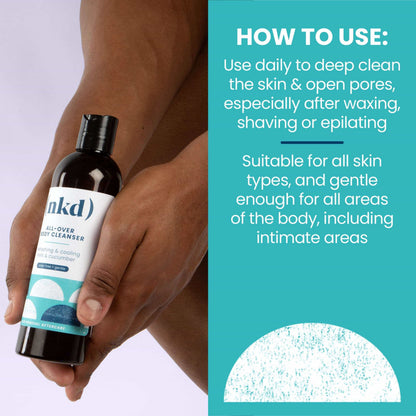 All-Over Body Cleanser – daily wash for post-wax and post-shave care