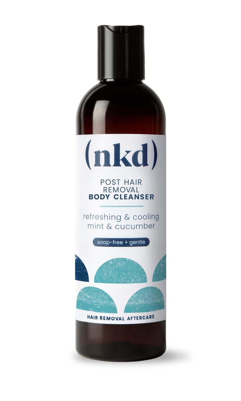 (nkd) Mini All-Over Body Cleanser 100ml for post hair removal skin care
